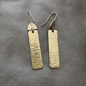 Metal Drop Earrings